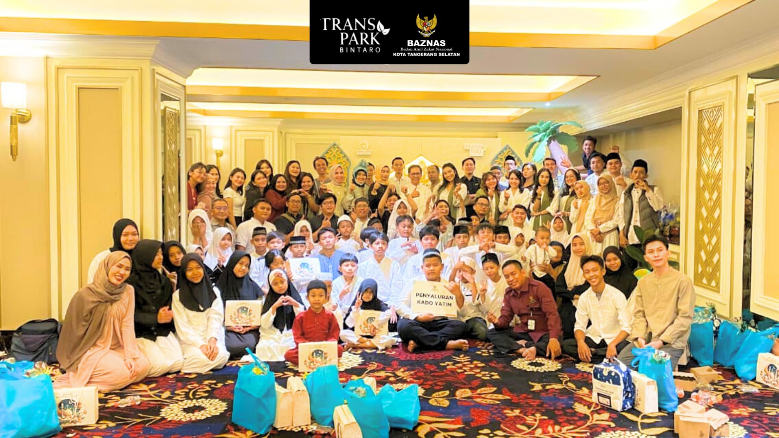 PENYALURAN KADO YATIM (KAYA) : RAMADAN PENUH SENYUM YATIM DI TRANSPARK BINTARO