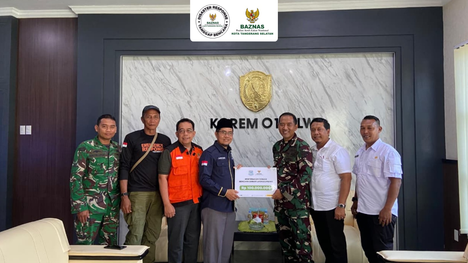 Dari Tangsel Gerak Cepat Salurkan Bantuan 100 Juta Untuk Korban Banjir Dan Longsor Di Aceh