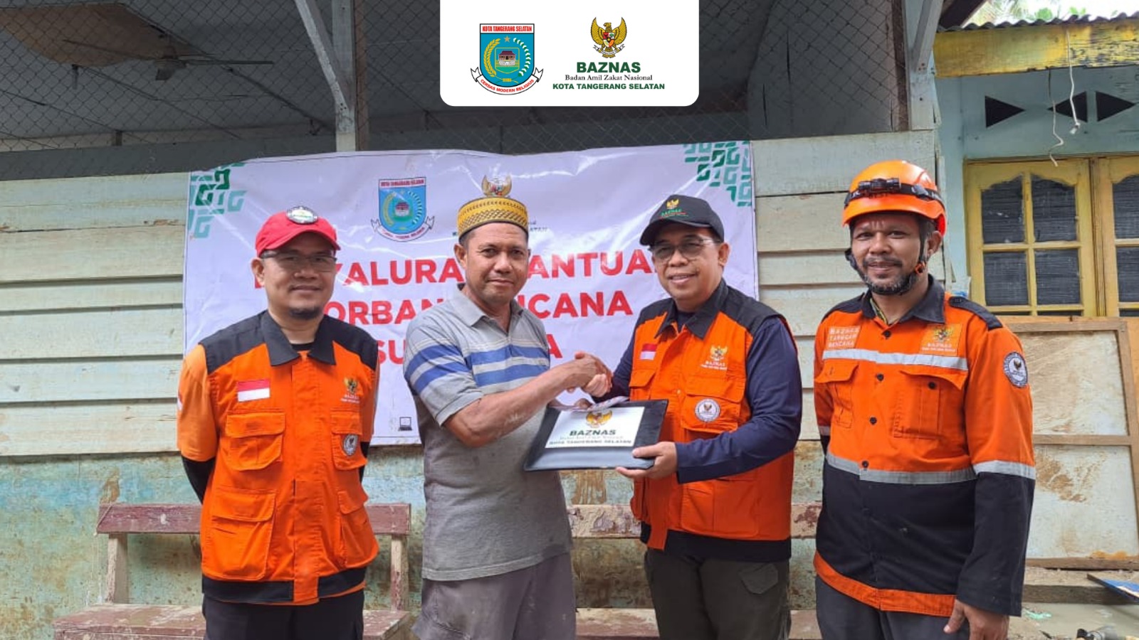 Dari Santunan Guru Hingga Madrasah Kembali Bersih Langkah BAZNAS Kota Tangerang Selatan di Tamiang