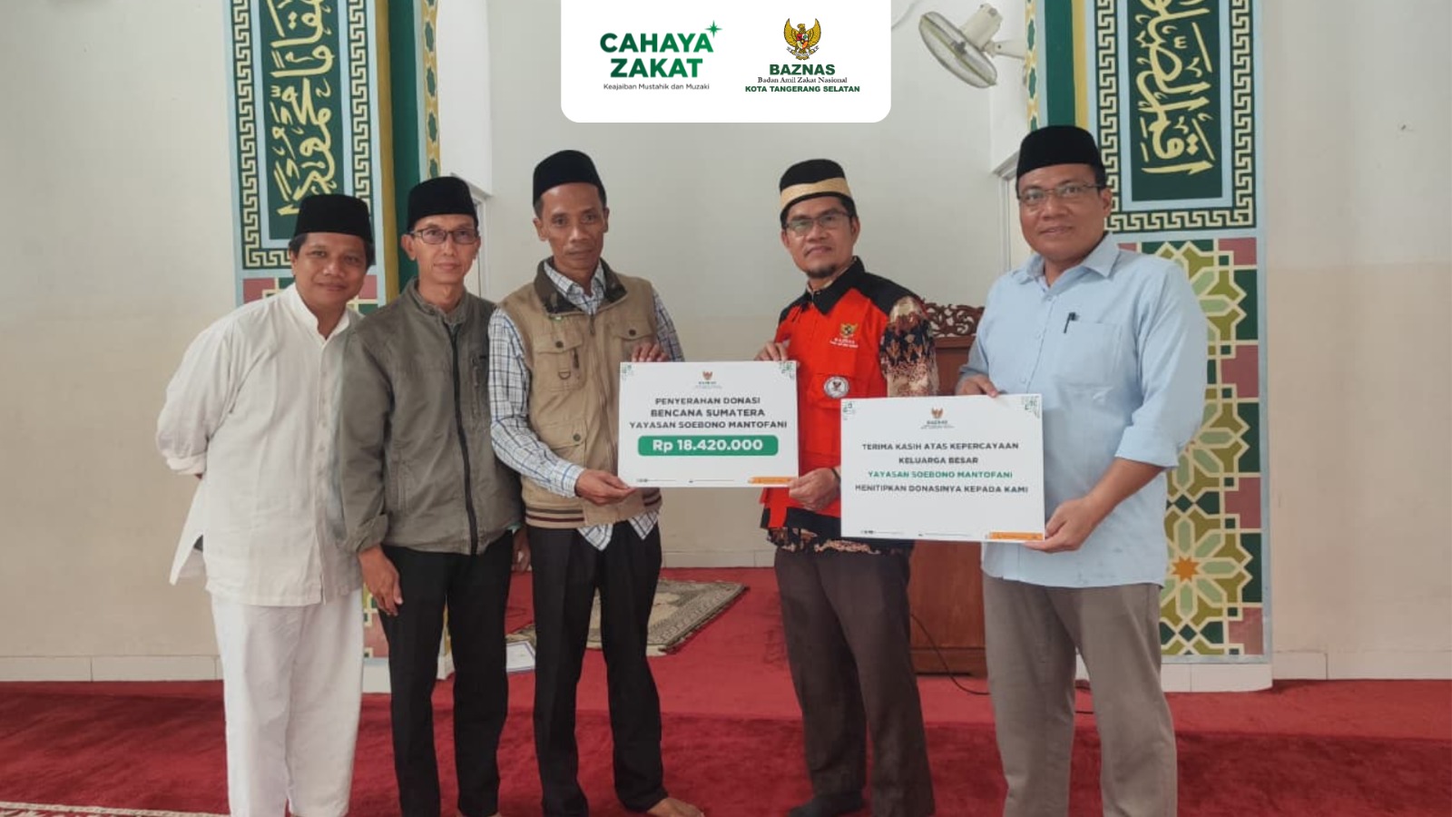 Kepedulian Civitas Akademik Yayasan Soebono untuk Korban Bencana Sumatera