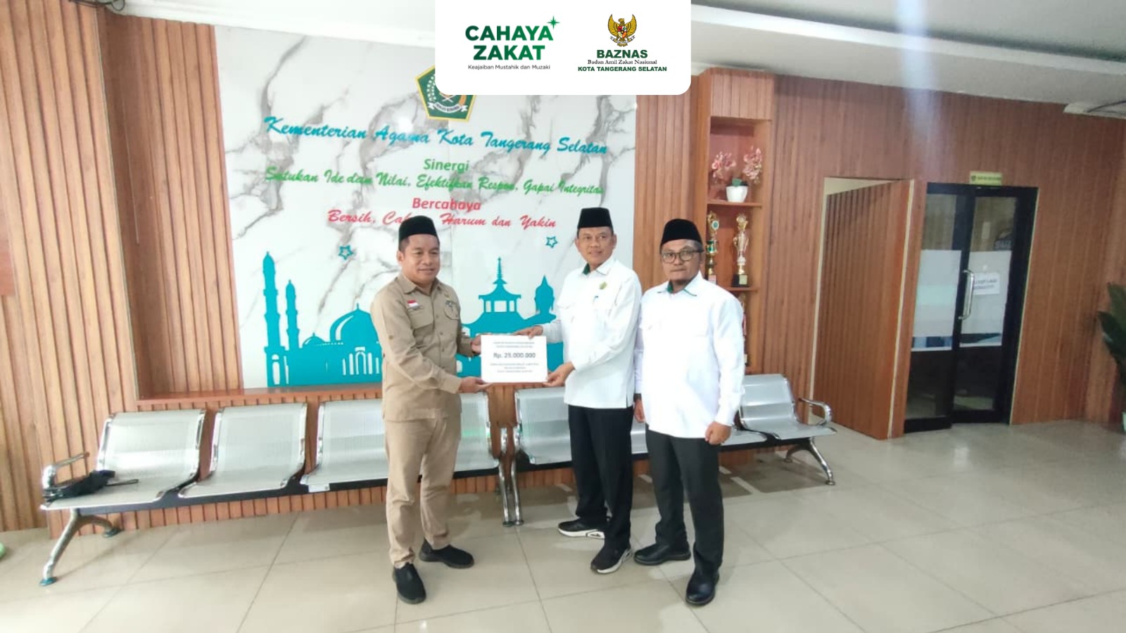 Kemenag Tangsel Arahkan Gerakan Sedekah Kolektif Berbagai Instansi untuk Sedekah Bantu Korban Bencana