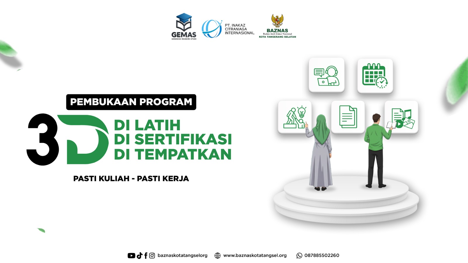 Pembukaan Program 3D BAZNAS Kota Tangerang Selatan