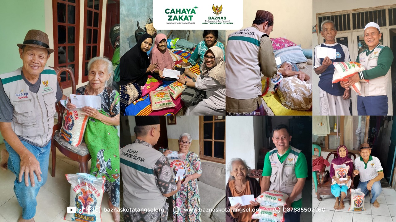 GAUL Bareng Lansia, Karena Cinta Zakat Gak Pernah Pensiun : 830 Lansia Tangsel Tersenyum Bahagia