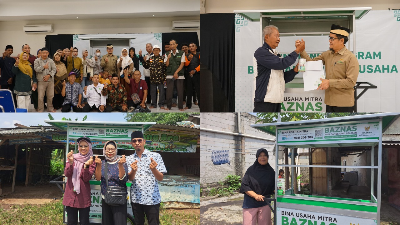 Gerobak Jalan, Rezeki Datang! Cerita di Balik 40 Gerobak Usaha BAZNAS Kota Tangerang Selatan