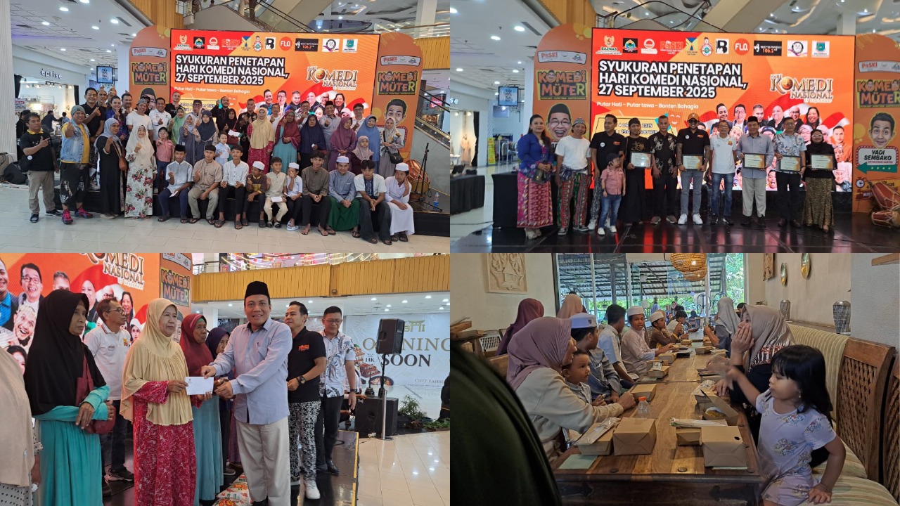 TERTAWA SAMBIL BERAMAL? BISA! BEGINI CARA BAZNAS TANGSEL DAN PASKI BANTEN