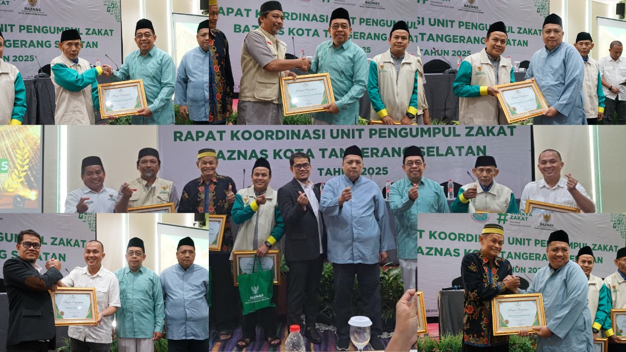 Apresiasi Pejuang Zakat : UPZ Award BAZNAS Kota Tangerang Selatan 2025