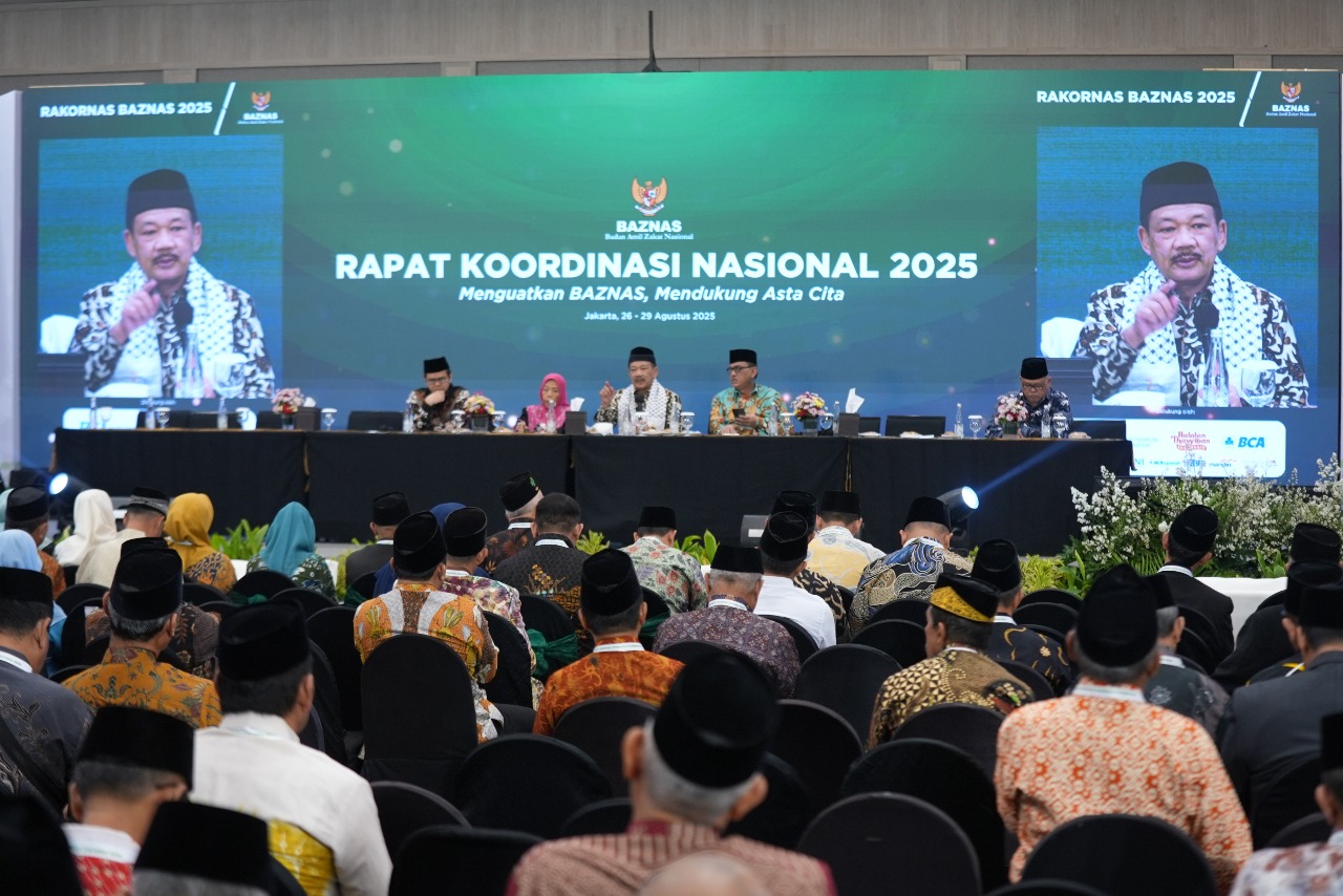 LEMBAGA UTAMA MENYEJAHTERAKAN UMAT : RAKORNAS BAZNAS 2025 SUKSES DILAKSANAKAN