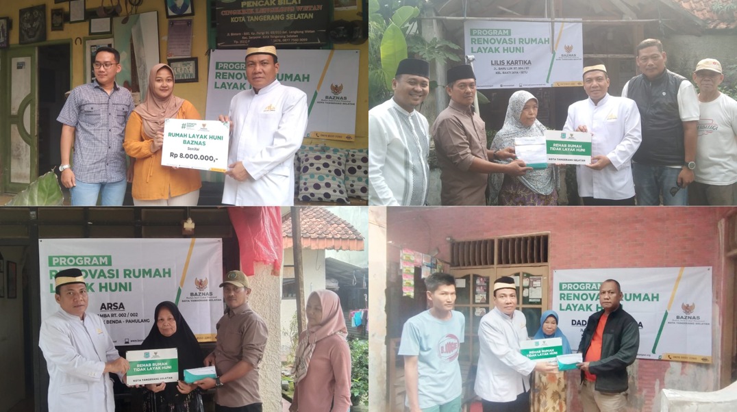 Dari Zakat Jadi Tempat Berteduh: 4 Warga Tangsel Terima Renovasi Rumah Layak Huni