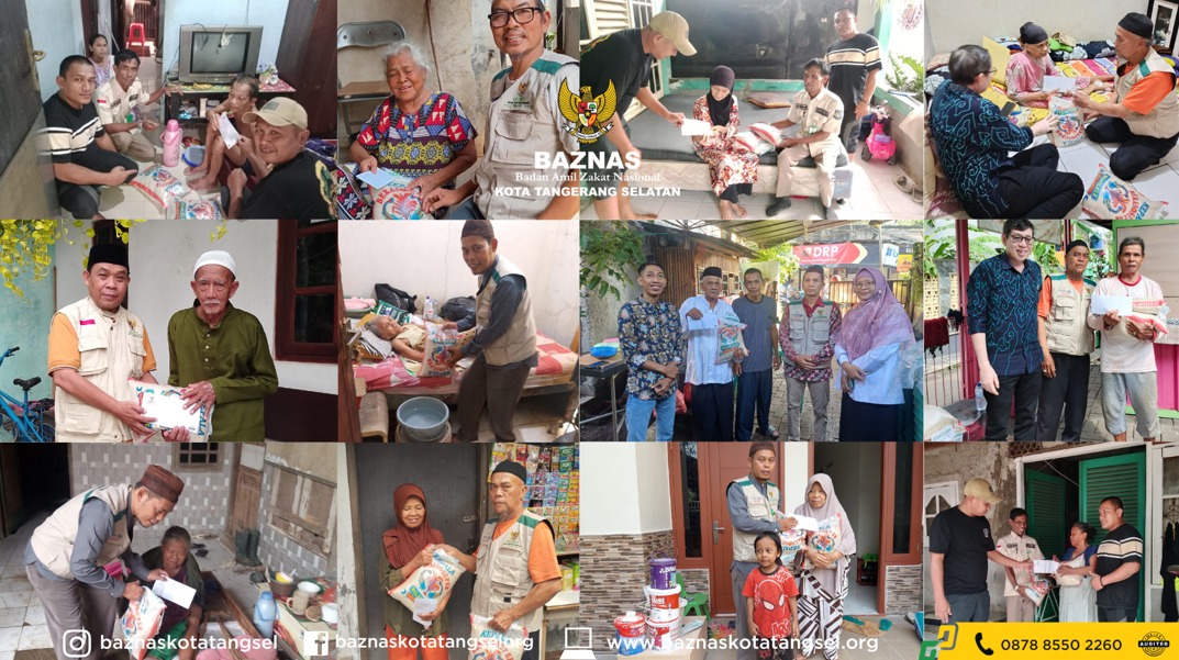 Karena lansia berhak bahagia, Karena zakat kita, ada senyum yang kembali merekah