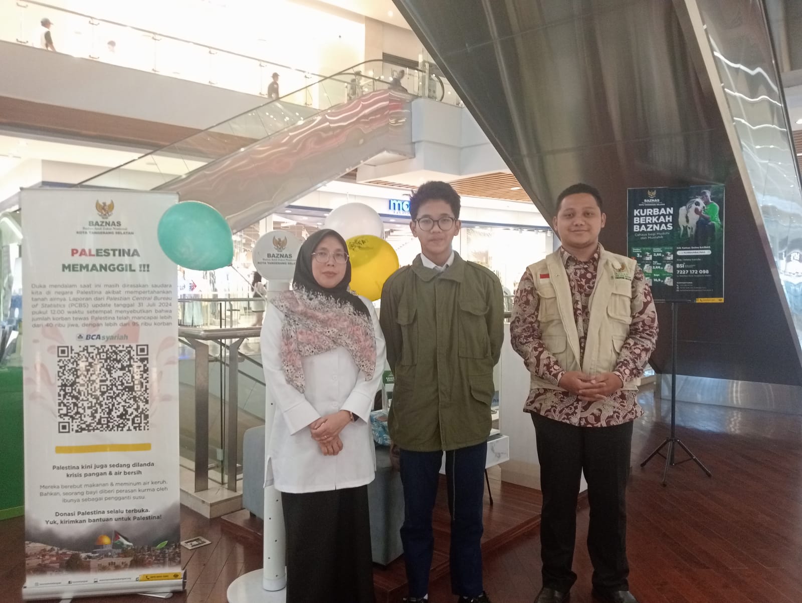 Tulus dari Hati, Tertanam Sejak Dini: Keanu & Adiba Berkurban dari Tabungan Pribadi di BAZNAS Kota Tangerang Selatan