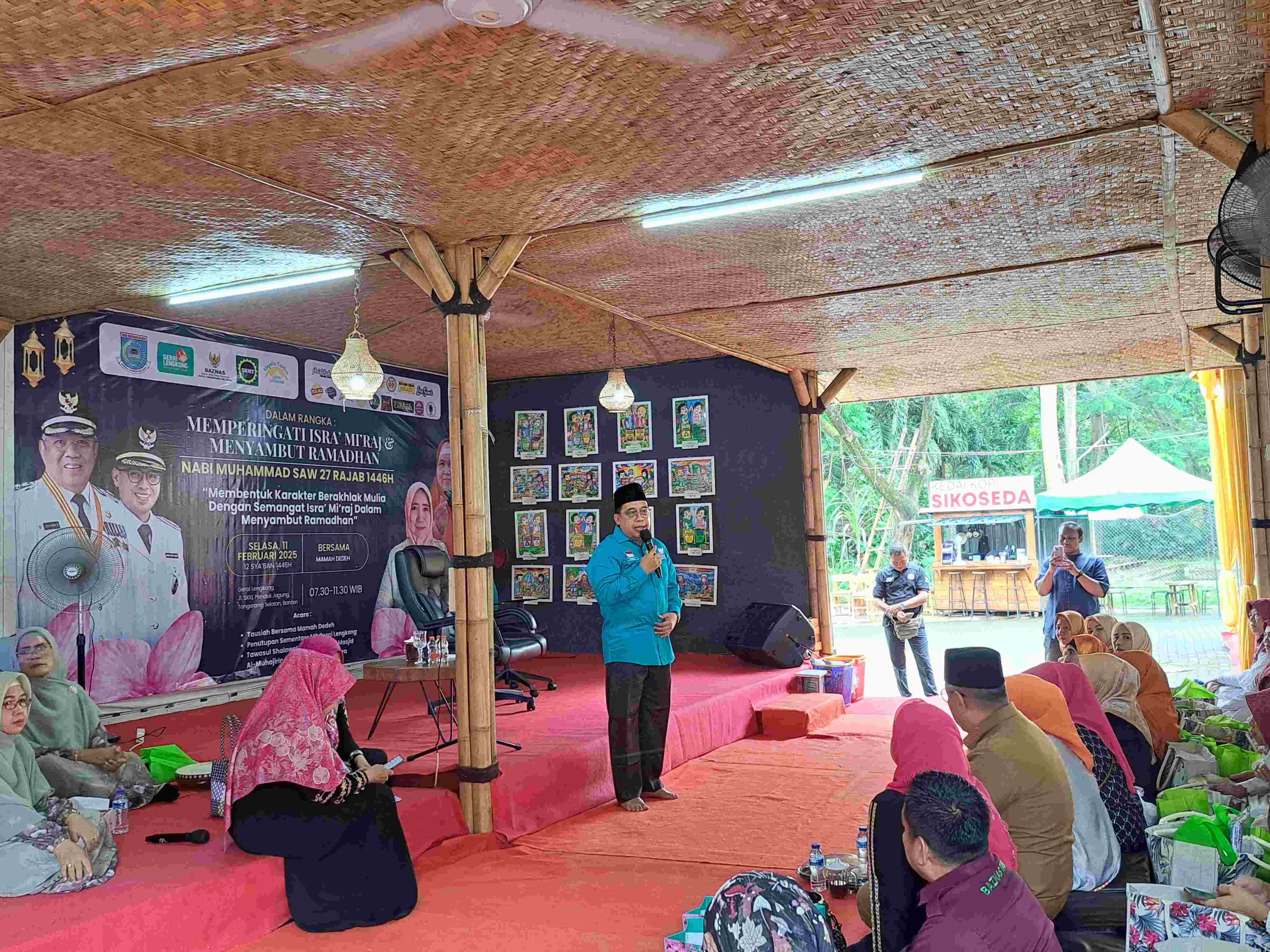 BAZNAS Kota Tangerang Selatan Gelar Penggalangan Donasi untuk Palestina pada Momen Isra Mi'raj dan Ramadan di Gerai Lengkong