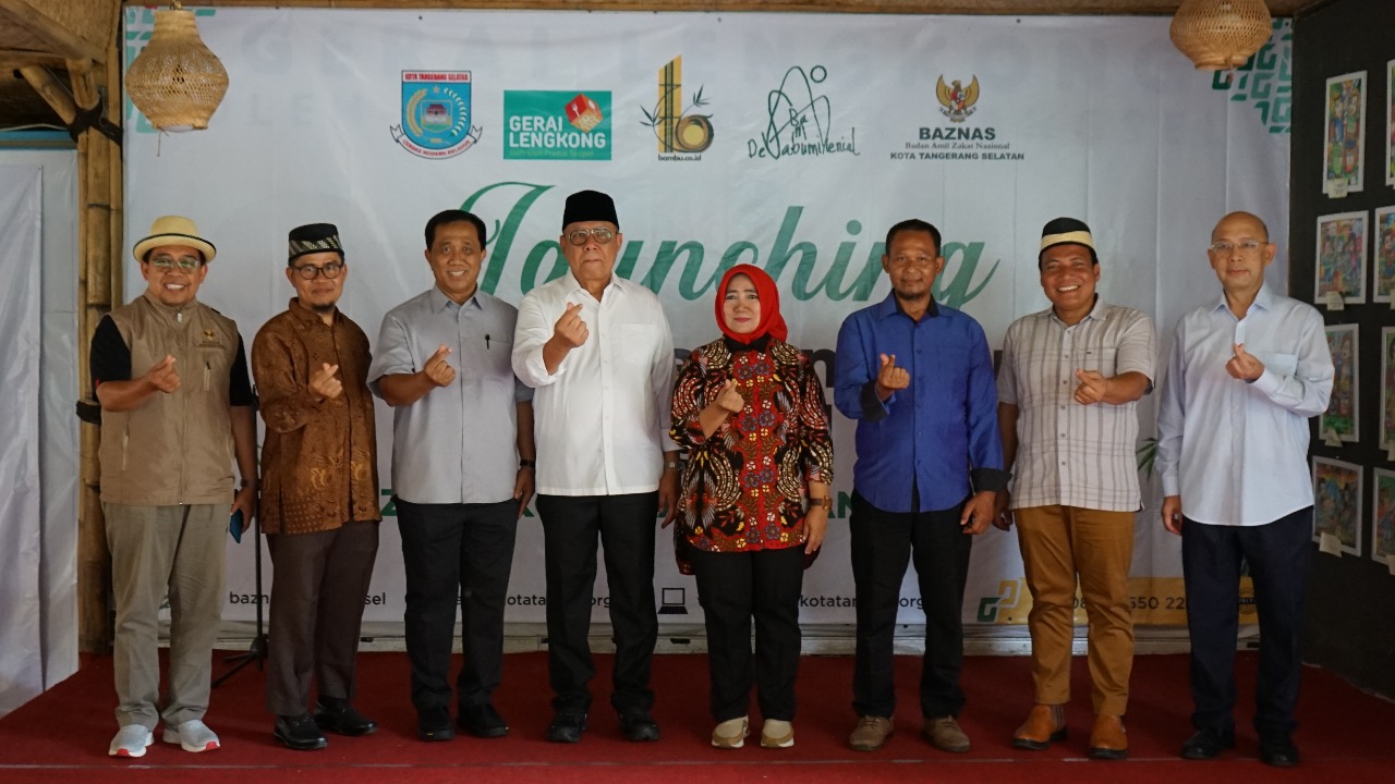 Wali Kota Tangerang Selatan Hadiri Launching Plaform Penanaman Seribu Bambu Baznas Tangsel Sebagai Langkah Sustainable Development Goals