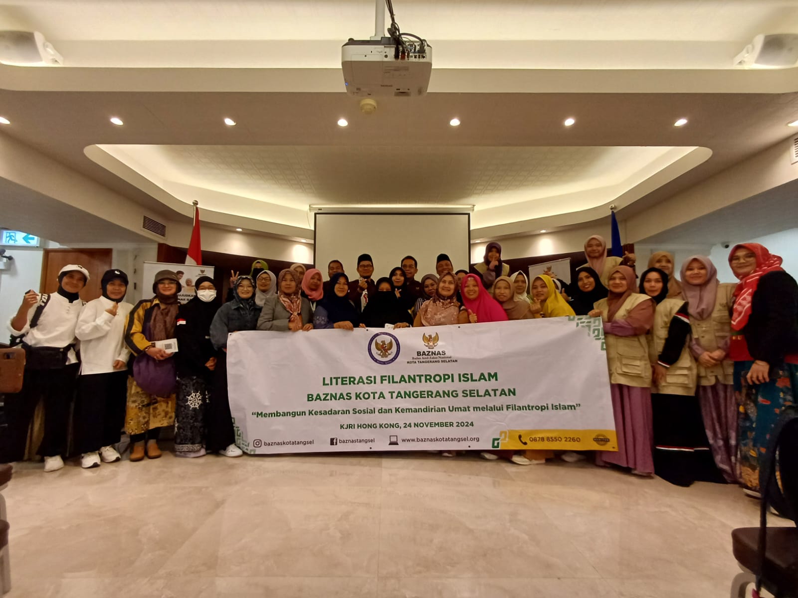 BAZNAS Tangsel Sampaikan Literasi Filantropi Islam di Hong Kong