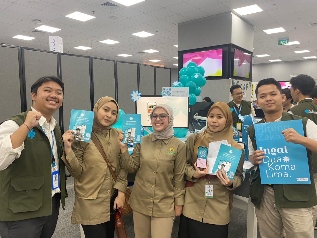 BAZNAS Kota Tangerang Selatan Hadiri Exhibition Aplikasi DuaKomaLima di Harvest Festival Apple Developer Academy