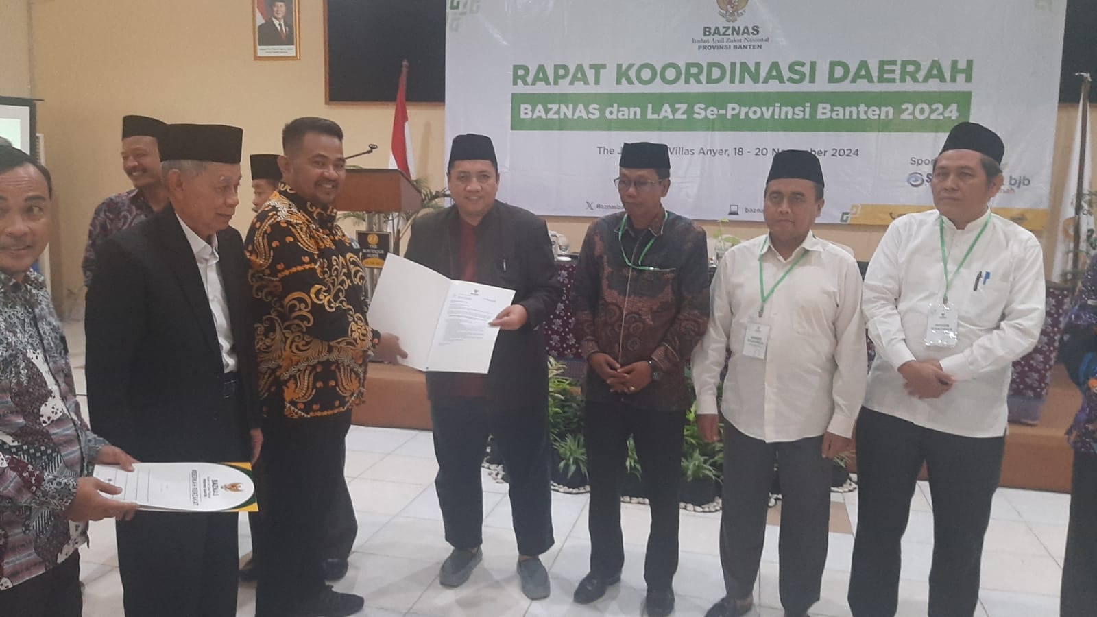 BAZNAS Kota Tangerang Selatan Ikuti Rapat Koordinasi Daerah BAZNAS dan LAZ Se-Provinsi Banten
