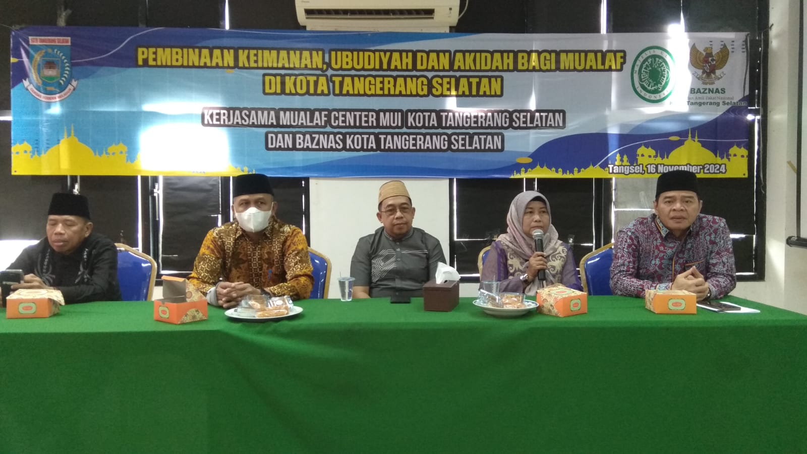BAZNAS Kota Tangerang Selatan dan Mualaf Center MUI Gelar Pembinaan untuk Mualaf
