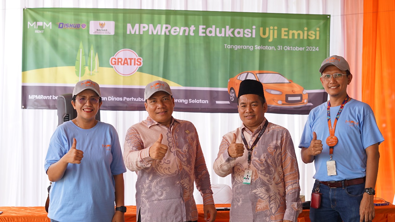 Kolaborasi BAZNAS Tangsel  dan MPM Rent Bantu Warga Tangsel Menjaga Lingkungan Keberlanjutan Melalui Uji Emisi Gratis